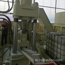 Hydraulický stroj na výrobu hliníkových brikiet od spoločnosti Ecohydraulic